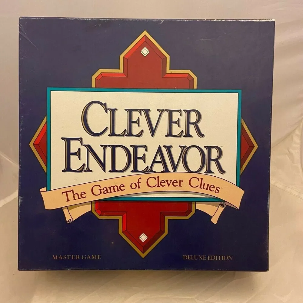 4121 Vintage Clever Endeavor Board Game Delux Edition